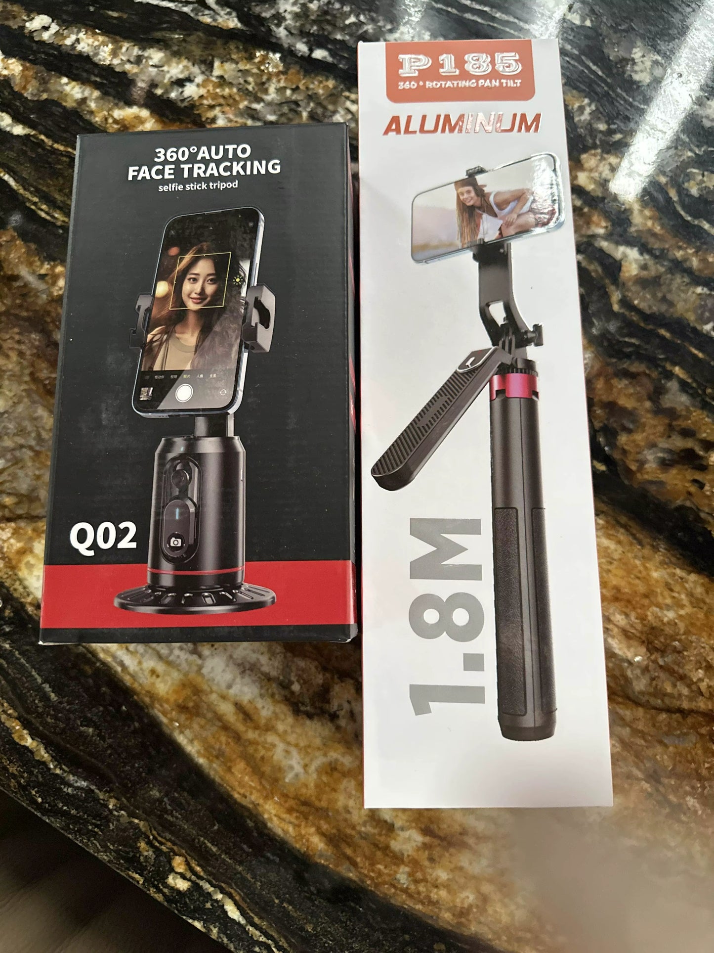 Auto Face AI Tracking Gimbal Stabilizer Camera Tripod Selfie Stick Phone Shooting Stand Remote 360° Rotating Phone Holder