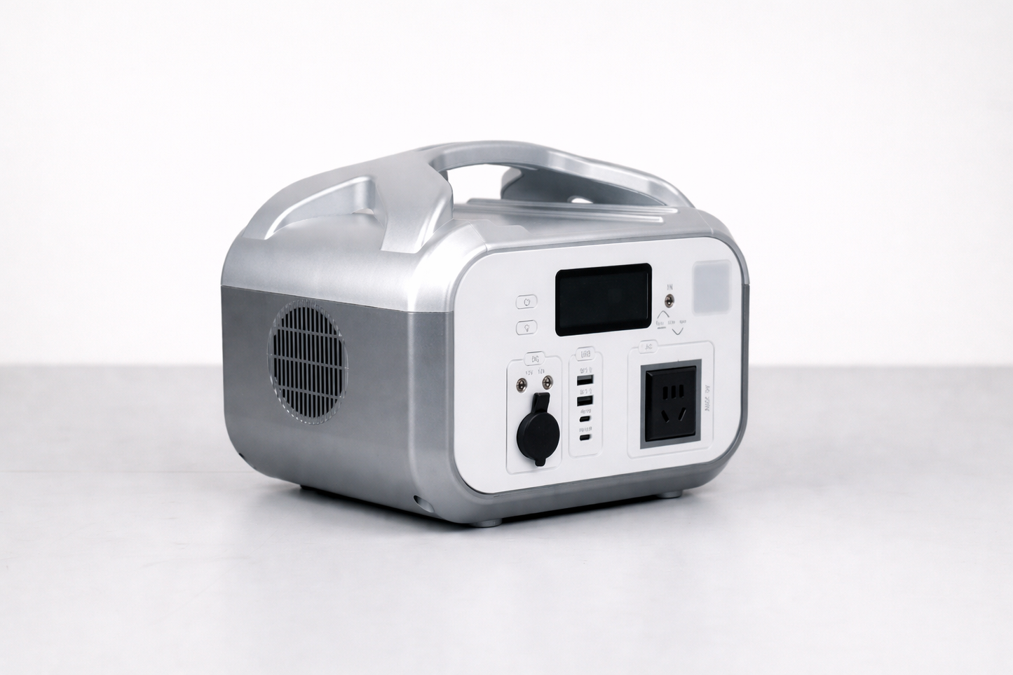 600W Portable Power Station – Solar Generator with Battery Backup, AC/DC Output & Fast Charging