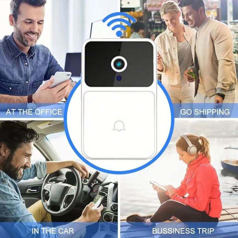 Ringtones Doorbell With Camera and Monitor