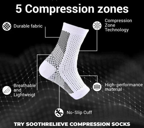 š„Last Day Sale 75% Offš„ UNISEX ORTHOPEDIC NEURAL COMPRESSION SOCKS - š„BUY 1 GET 1 FREEš„