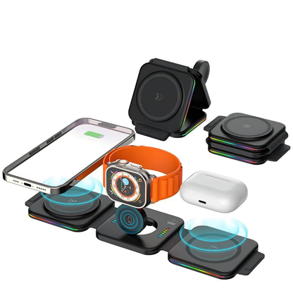 3-in-1 Foldable Fast Wireless Charger