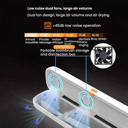 Tooth Brush UV Cleaner Travel Case