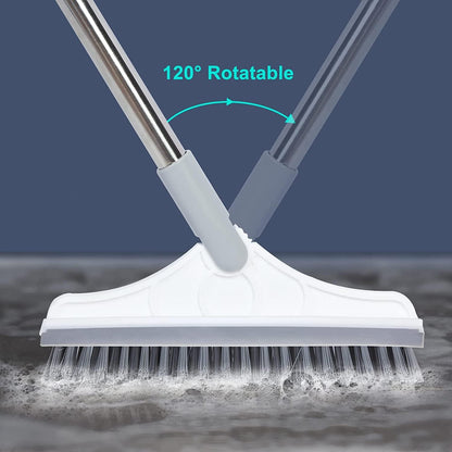 Bathroom Tiles Cleaner Brush with Long Handle 120 Rotating