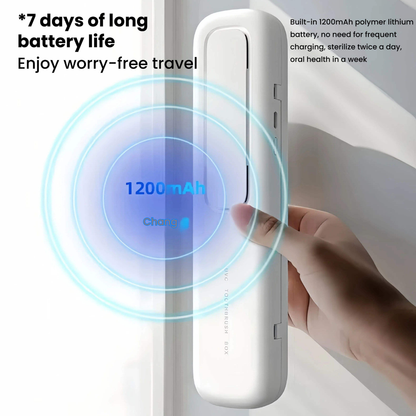 Tooth Brush UV Cleaner Travel Case