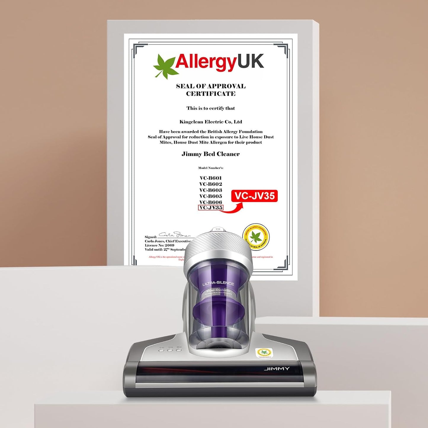 Jimmy JV35 UV Mattress Vacuum Cleaner