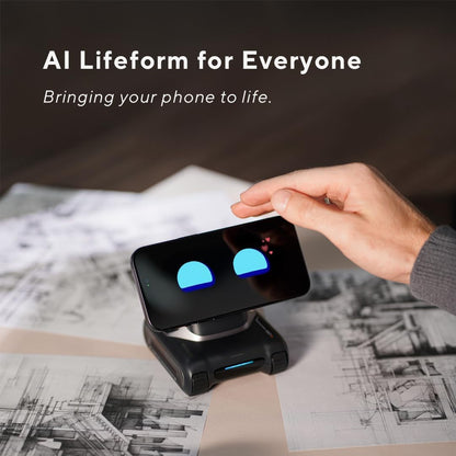 LOOI AI Selfie Robot Emotional AI Smart Pet Robot Dog 10W Wireless Charging ChatGPT Toy Voice Interaction Gesture Face Recognition Android IOS