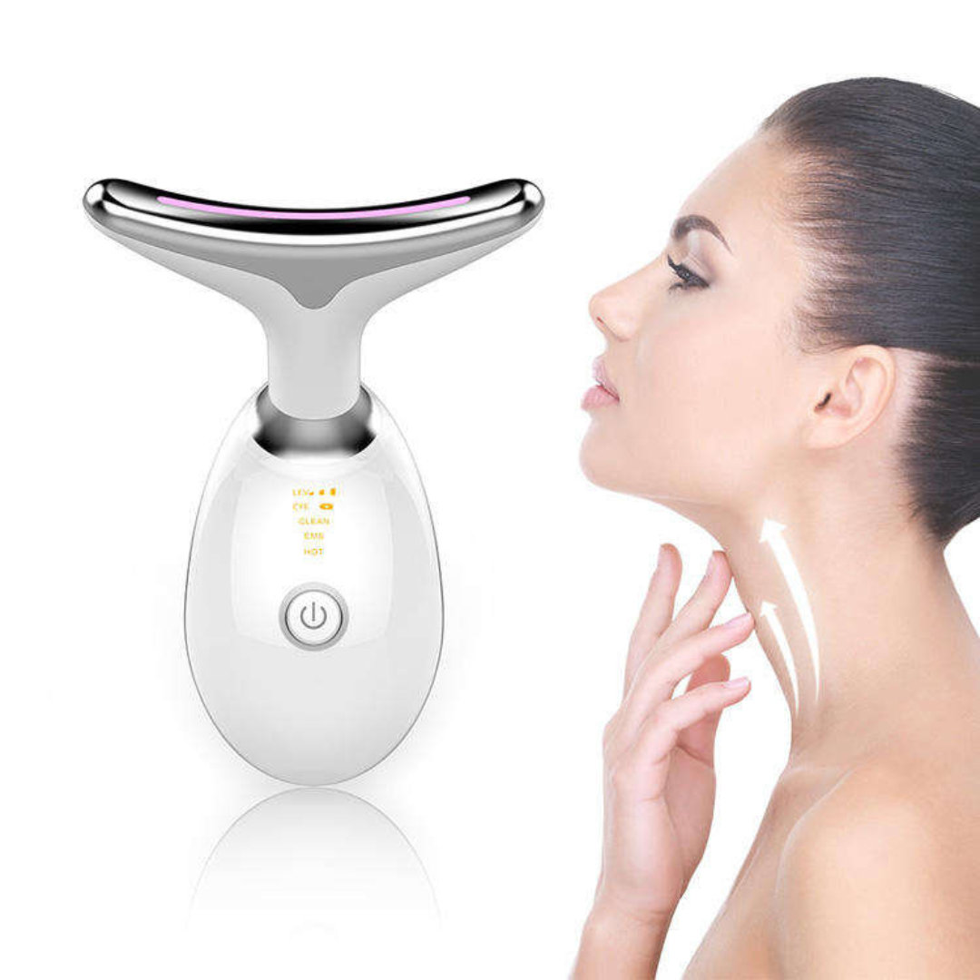 Neck Face Massager Face Sculpting Tool 3 Colour Modes and Vibration for Facial Massager for Double Chin