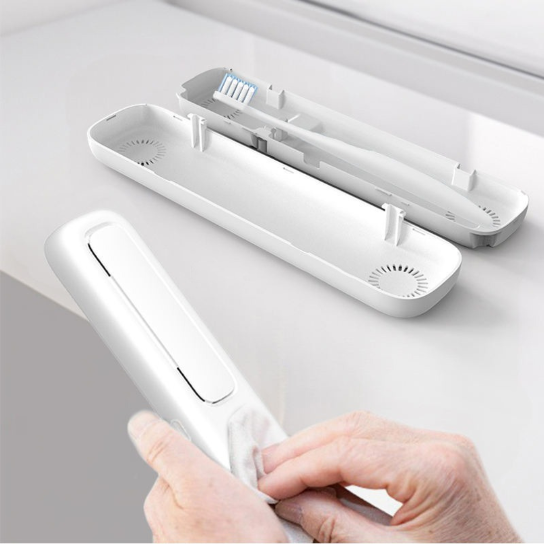 Tooth Brush UV Cleaner Travel Case