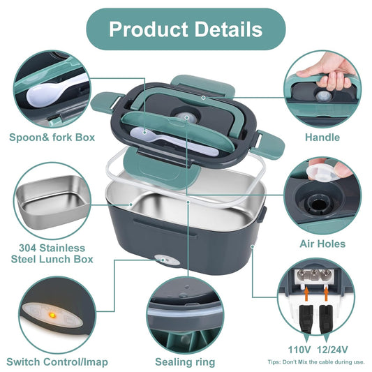 Herrfilk Electric Lunch Box Food Warmer