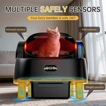 Automatic Self-Cleaning Cat Litter Box