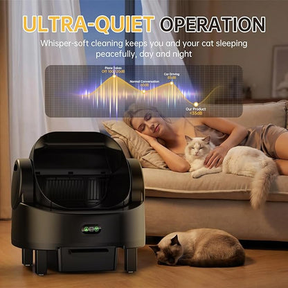 Automatic Self-Cleaning Cat Litter Box