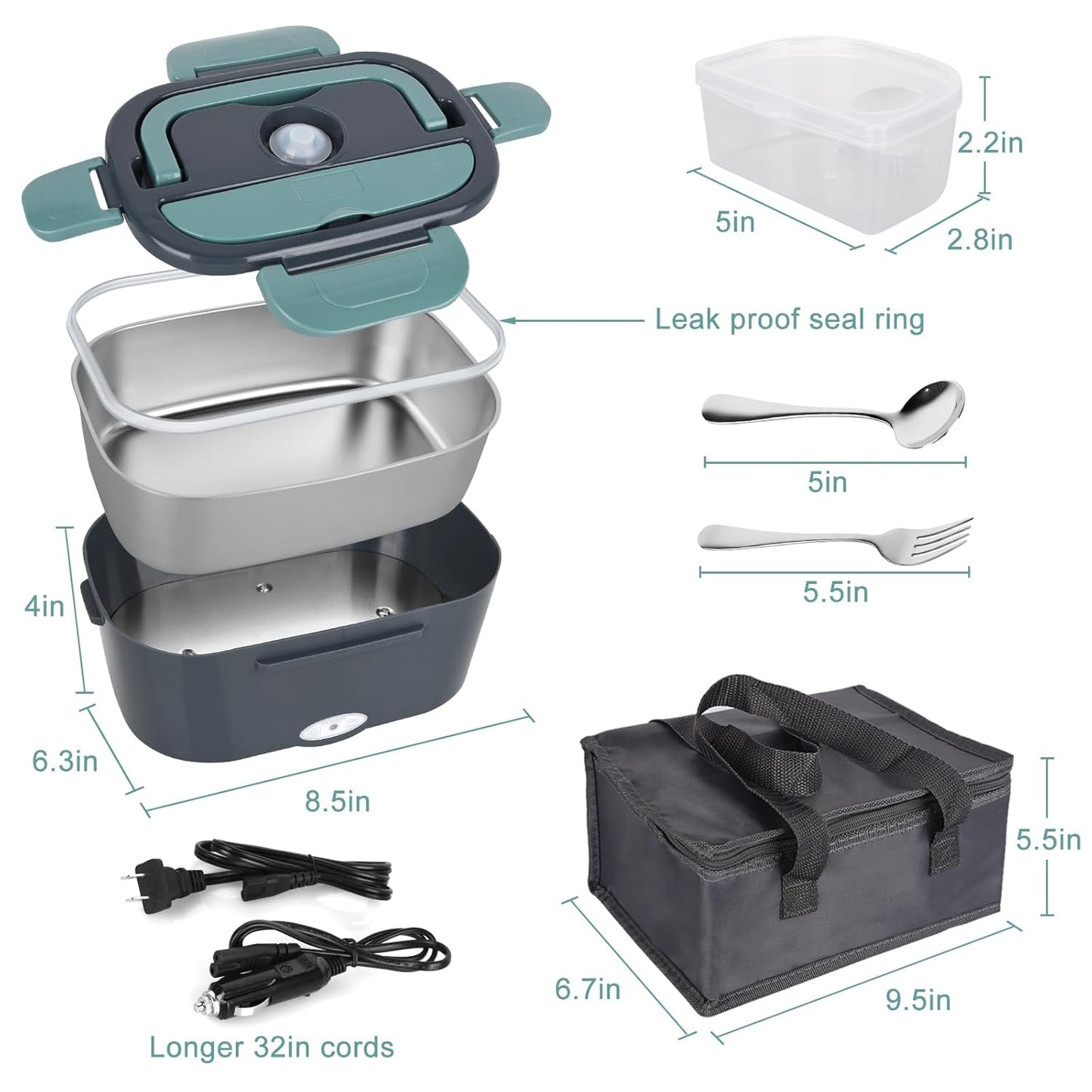 Herrfilk Electric Lunch Box Food Warmer
