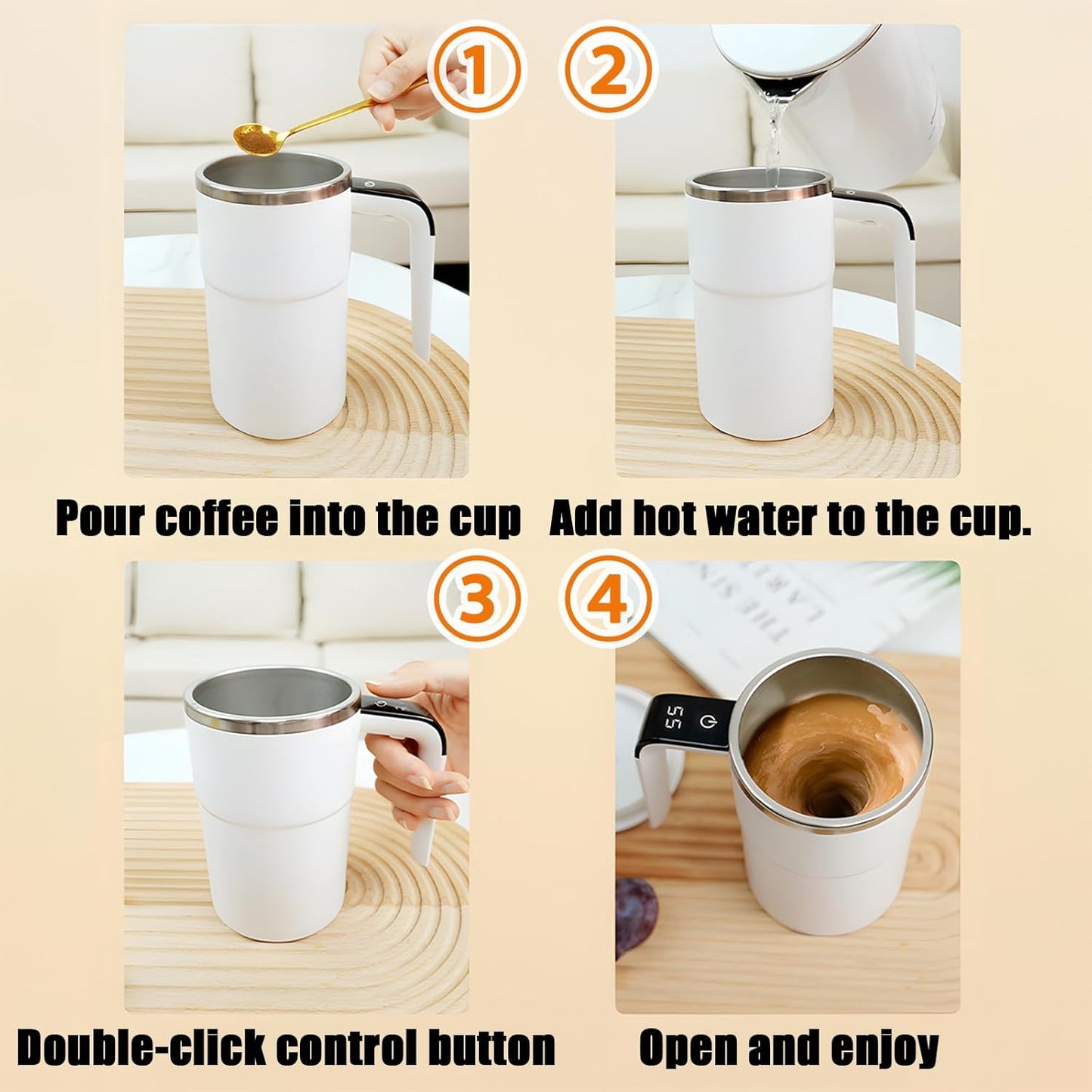 Automatic coffee blender - Travel Mug