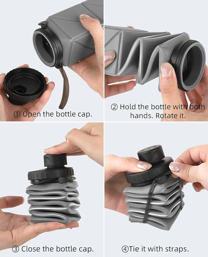 Infitran Collapsible Silicone Water Bottle