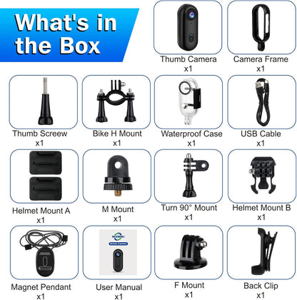 I3 4K Thumb Action Camera