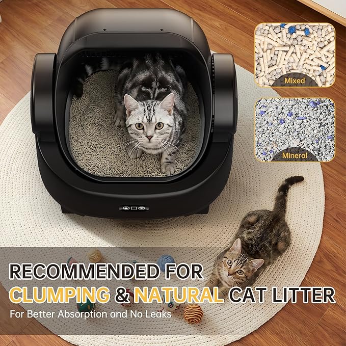 Automatic Self-Cleaning Cat Litter Box