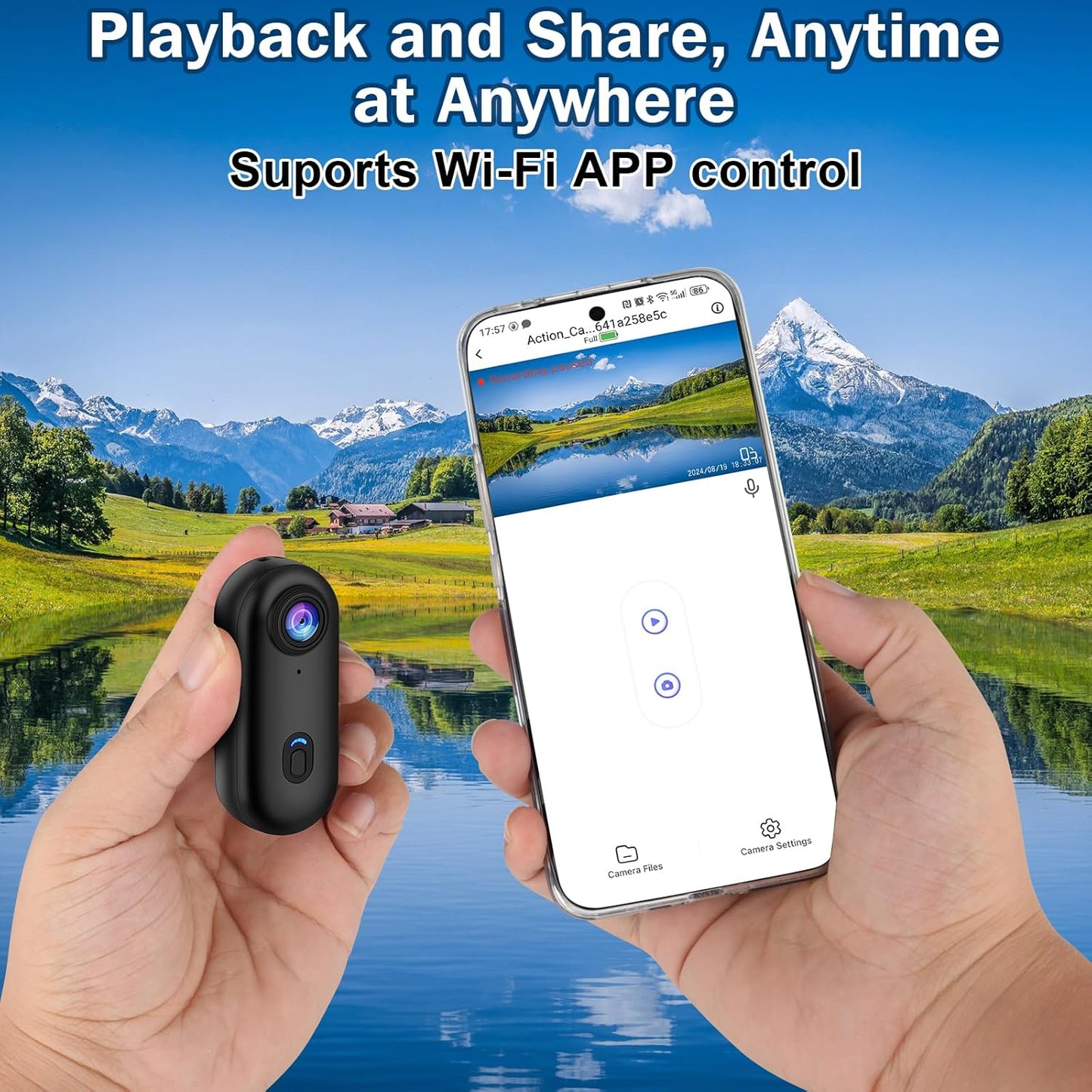 I3 4K Thumb Action Camera