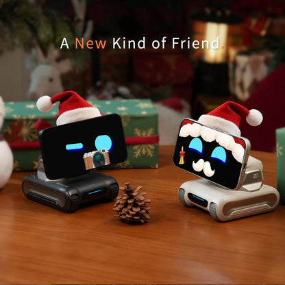 LOOI AI Selfie Robot Emotional AI Smart Pet Robot Dog 10W Wireless Charging ChatGPT Toy Voice Interaction Gesture Face Recognition Android IOS