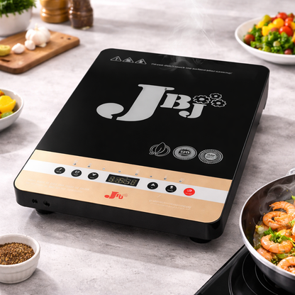JBJ Induction Cooktop – High Power Electric Stove with Smart Touch Control