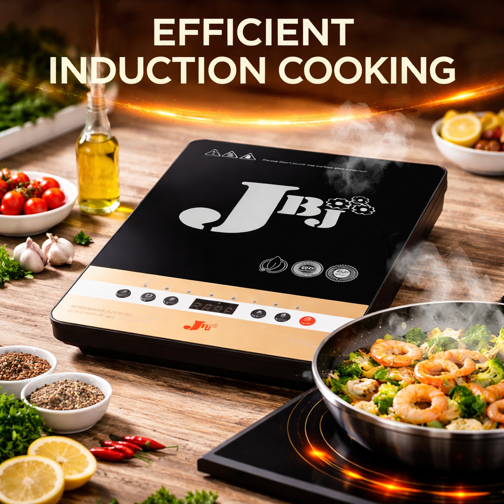 Portable Induction Cooker Stove | Smart LPG Alternative for Fast, Safe & Energy-Efficient Cooking | 2000W