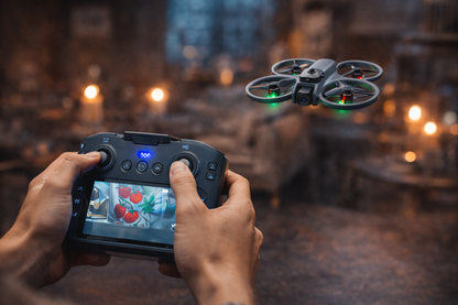 The Ultimate Intelligent Folding Drone – Pro Stability, 360° Safety, Effortless Control with HD Camera.