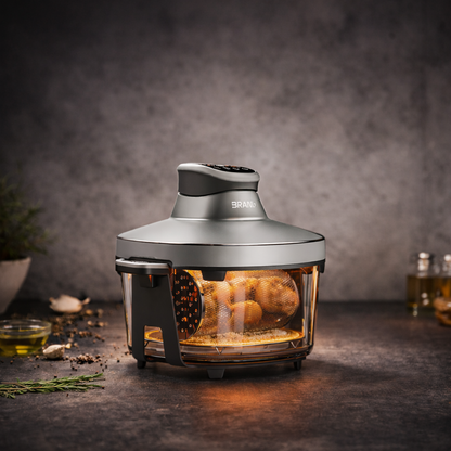 Smart Non-Toxic Air Fryer – Crispy Food with 90% Less Oil | Fast, Healthy & Hassle-Free Cooking