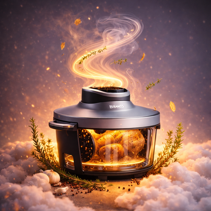 Smart Non-Toxic Air Fryer – Crispy Food with 90% Less Oil | Fast, Healthy & Hassle-Free Cooking