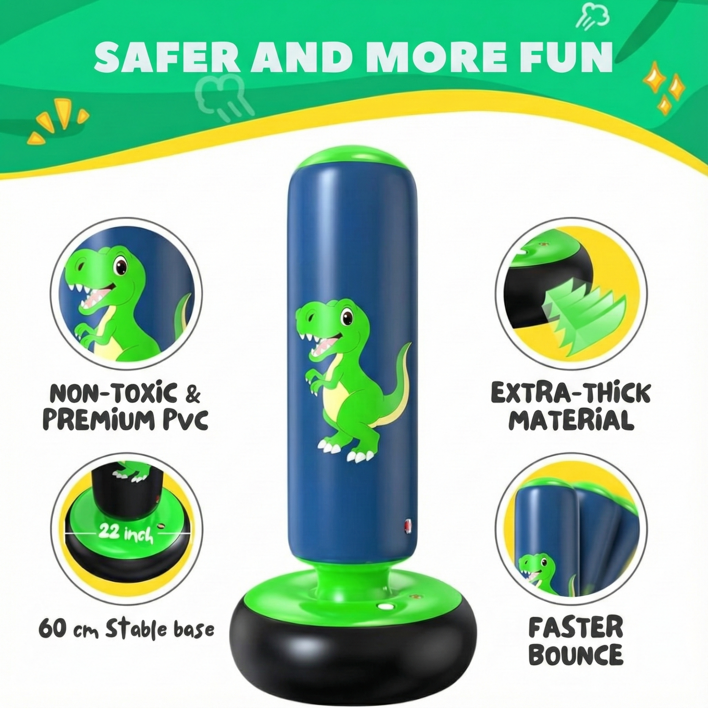 Inflatable Active Fun Playset – Boost Strength, Confidence & Active Play for Kids