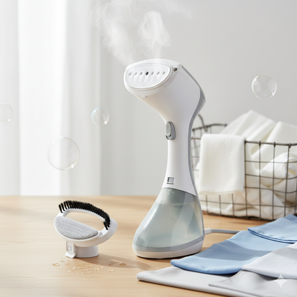 Portable Steam Iron for Travel & Home - 1500W Handheld Garment Steamer –