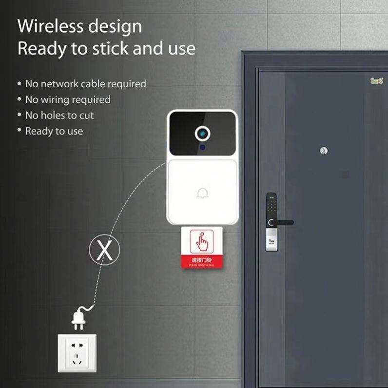 Ringtones Doorbell With Camera and Monitor