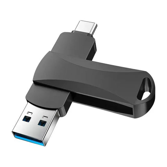 USB 3.0 Flash 128GB Metal Type-C To USB Drive 2-in-1