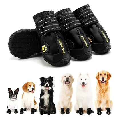 Waterproof Anti-Slip Dog Shoes – Protective Outdoor Rain Boots for Small & Medium Dogs