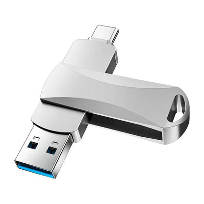 USB 3.0 Flash 128GB Metal Type-C To USB Drive 2-in-1