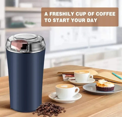 Electric Coffee Bean Grinder – Multi-Functional Stainless Steel Spice, Herb & Nut Grinder for Kitchen