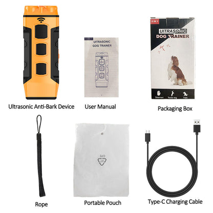 TIZE New Arrival Stop Barking Control Device Ultrasonic Dog Bark Deterrent LED Ultrasonic Dog Repeller