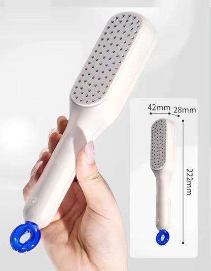 Magic Self-Cleaning Hair Comb | Portable Scalp & Hair Massage Tool