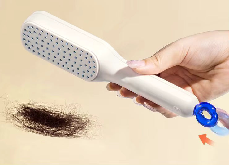 Magic Self-Cleaning Hair Comb | Portable Scalp & Hair Massage Tool