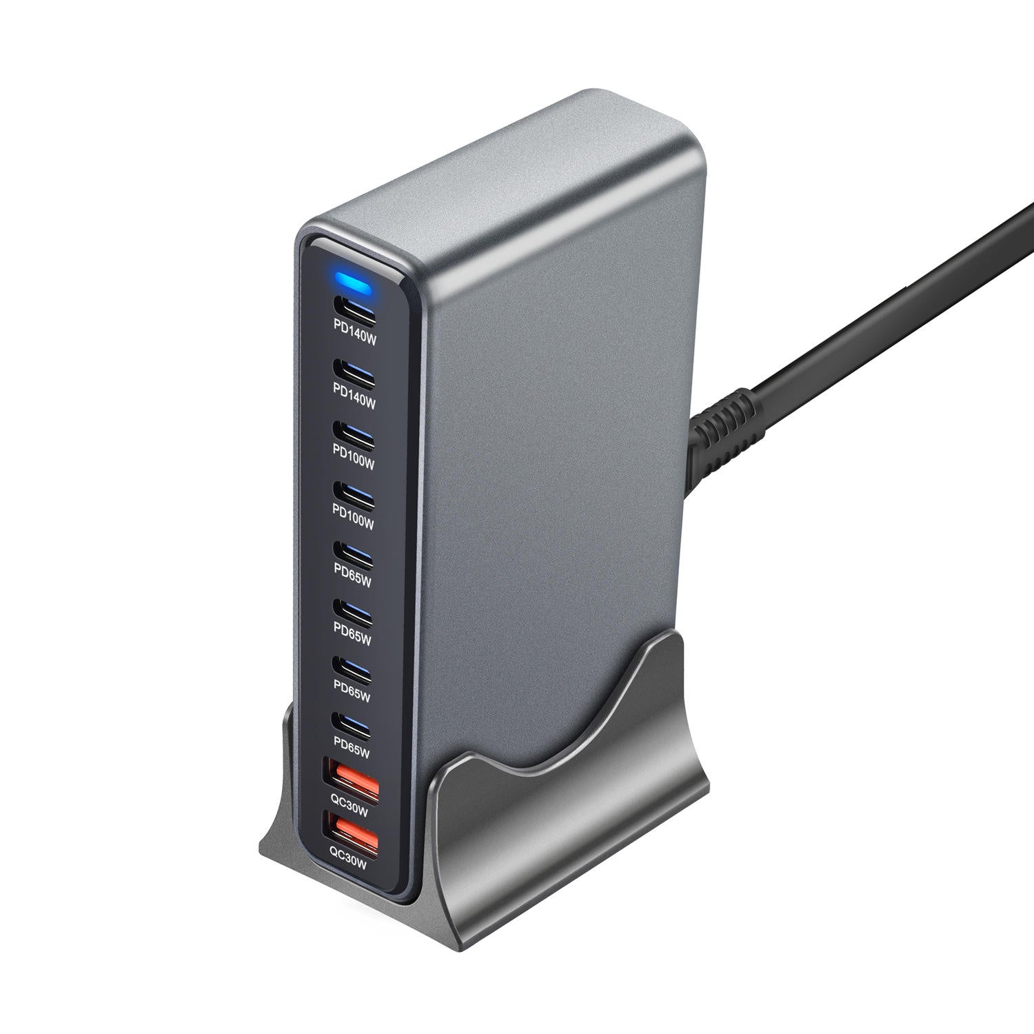 800W USB C Charger Block 10-Multiport USB C Charging Station