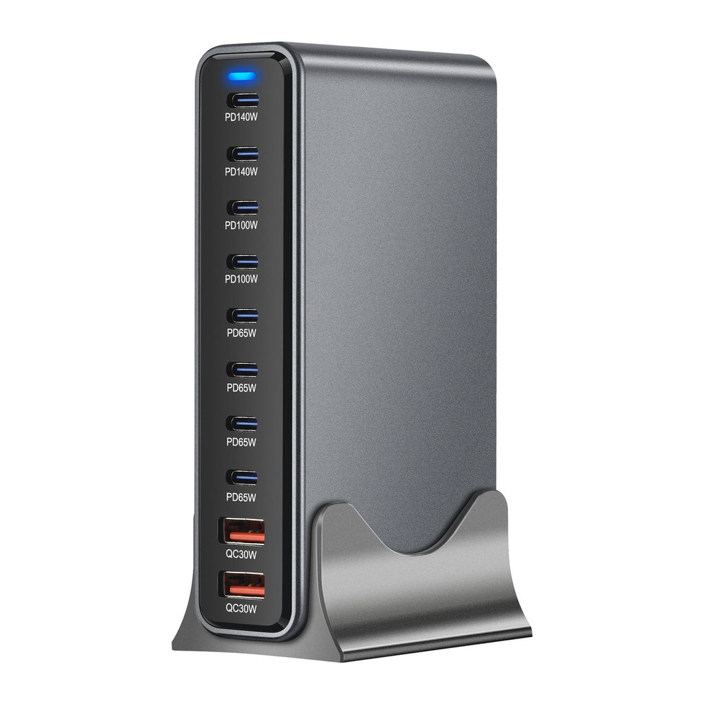 800W USB C Charger Block 10-Multiport USB C Charging Station