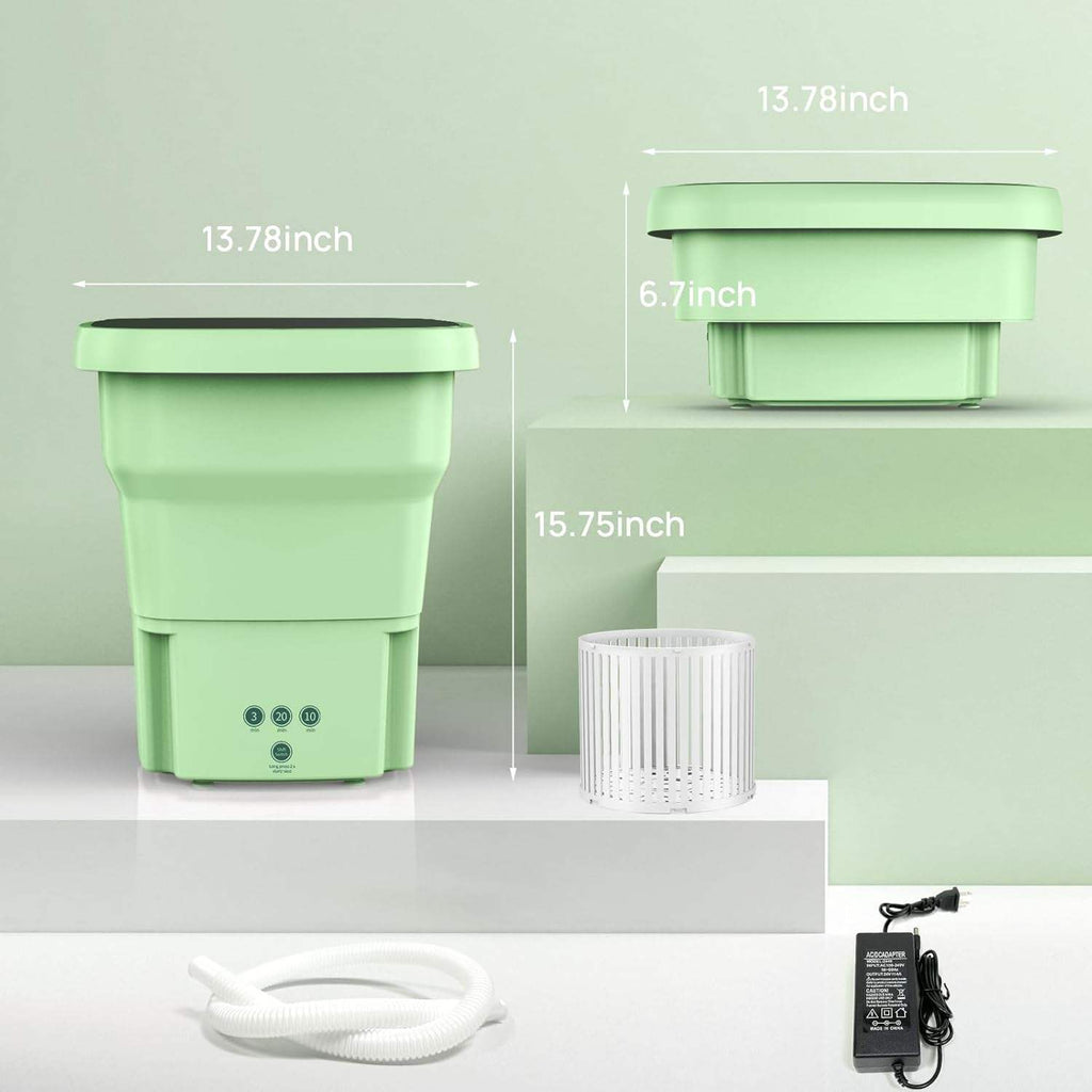 Portable Mini Washing Machine – 15L Foldable Washer