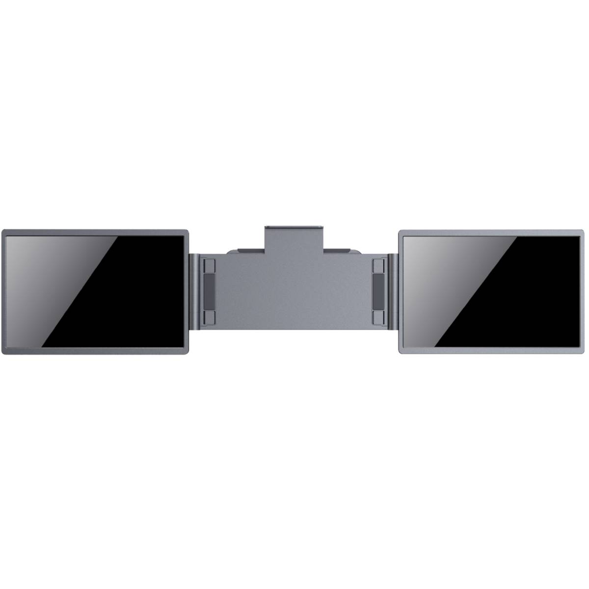 Triple Laptop Monitor Extender | Left Screen 360° Rotating Portable Laptop Display
