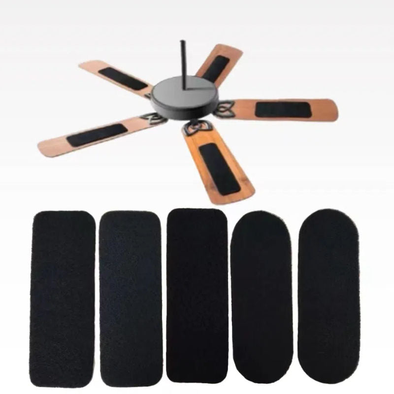Activated Carbon Ceiling Fan Blade Filters – Easy Stick Dust & Odor Filter for Home & Office Fans