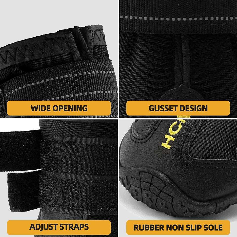 Waterproof Anti-Slip Dog Shoes – Protective Outdoor Rain Boots for Small & Medium Dogs