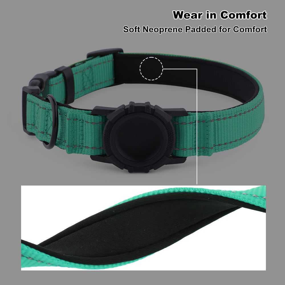 Customized Logo Waterproof Anti-Lost GPS Tracker Air Tag Holder Solid Nylon Pet Dog Collar Silicone Airtag Personalized Dog Cat
No reviews yet