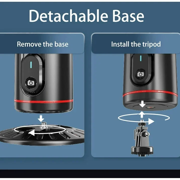 Auto Face AI Tracking Gimbal Stabilizer Camera Tripod Selfie Stick Phone Shooting Stand Remote 360° Rotating Phone Holder