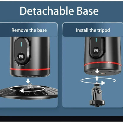 Auto Face AI Tracking Gimbal Stabilizer Camera Tripod Selfie Stick Phone Shooting Stand Remote 360° Rotating Phone Holder