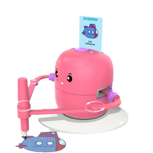 Smart Drawing Robot for Kids | Montessori Educational Art Toy with Voice Interaction, 16 Color Pens & 150 Learning Cards | Perfect Gift for 5+ Boys & Girls