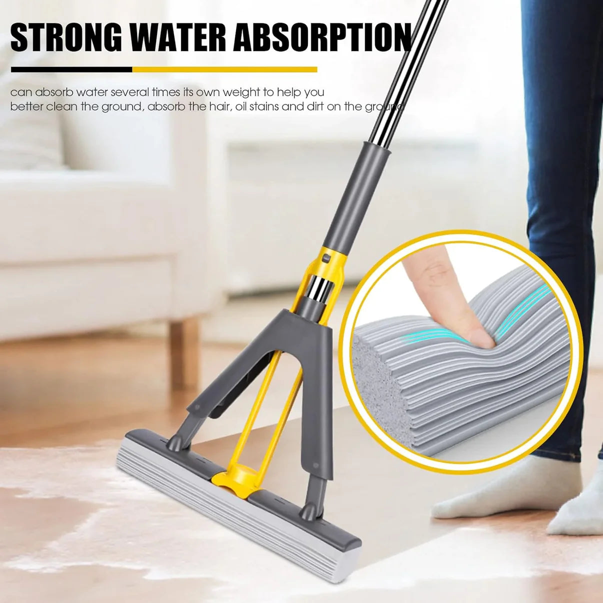 Instant Cleaning And Drying Magic Mop