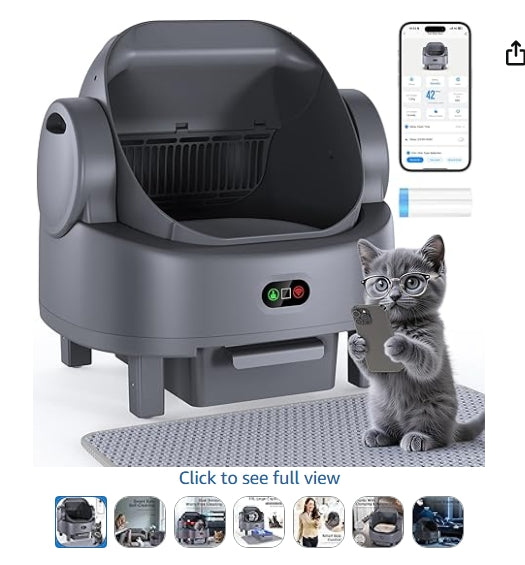 Automatic Self-Cleaning Cat Litter Box