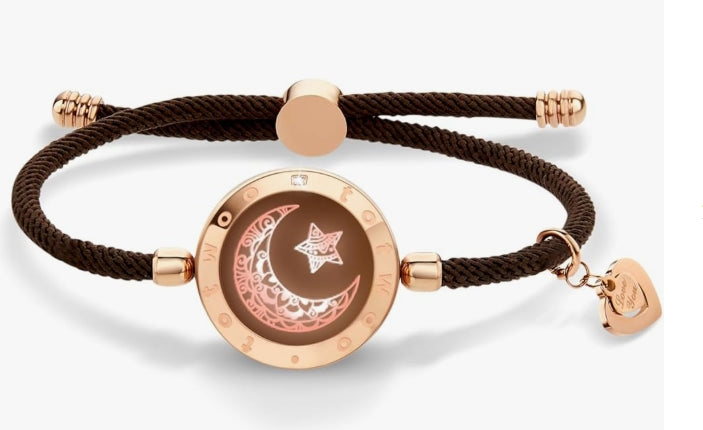 Sun and moon touch bracelets couples